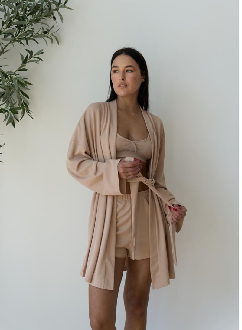 SOFT AND SPORTY Calm 3-piece set Beige - Image 1