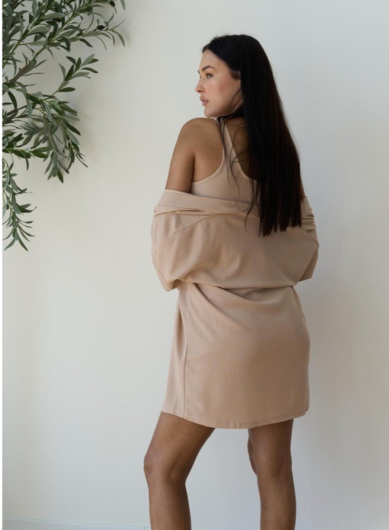 SOFT AND SPORTY Calm 3-piece set Beige - Image 2