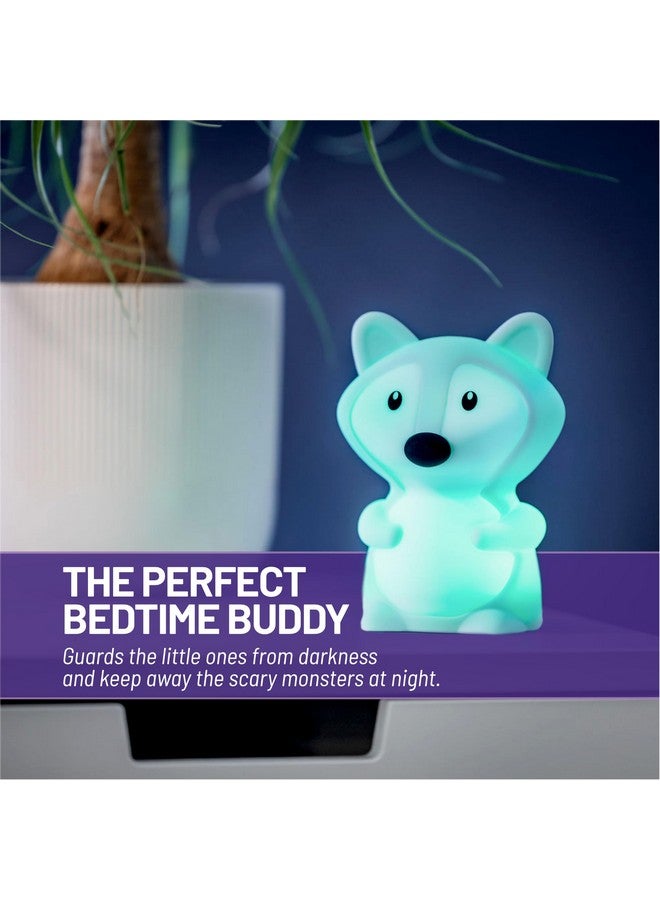 Lumipets Junior Fox Night Light, Soft Silicone Material, 8 Soothing Colors, Cordless, Easy Control, Portable - Image 3