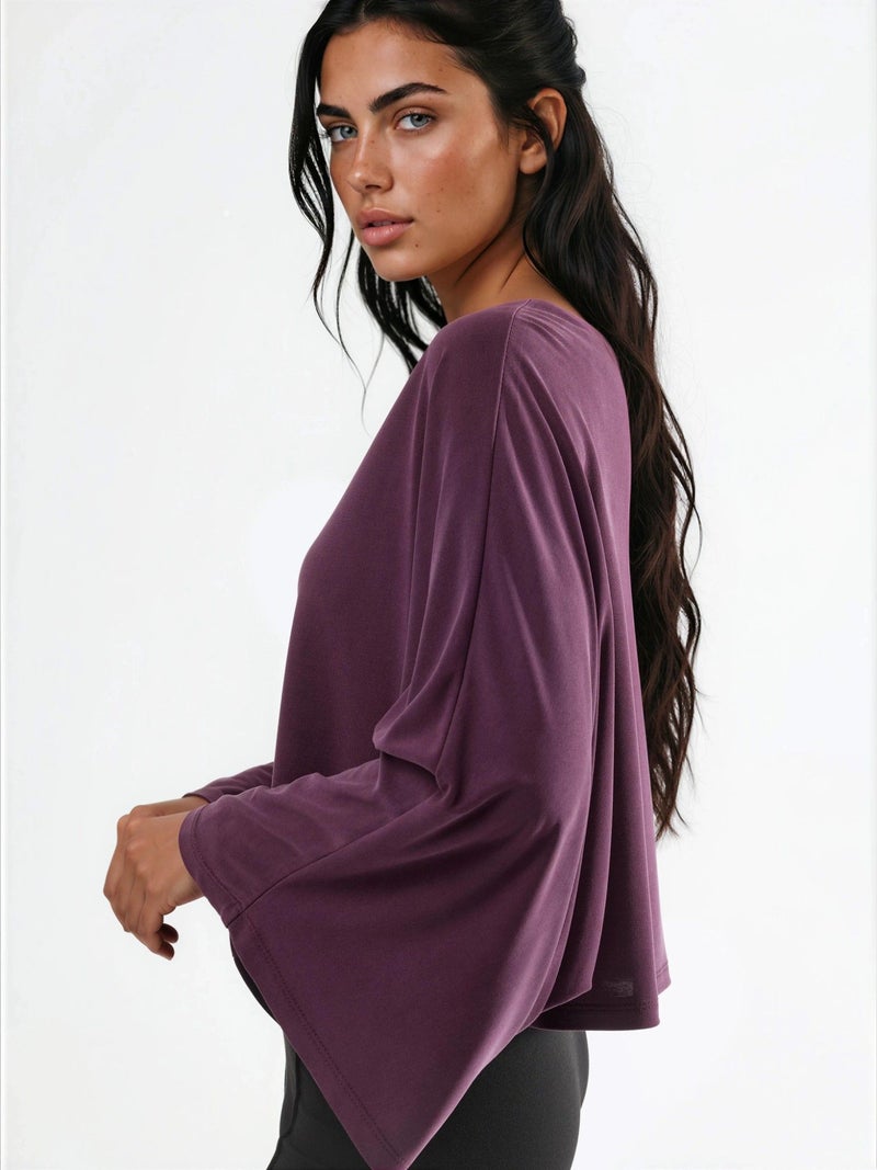 BUSEM Loose Fit Boat Neck Blouse - Image 5