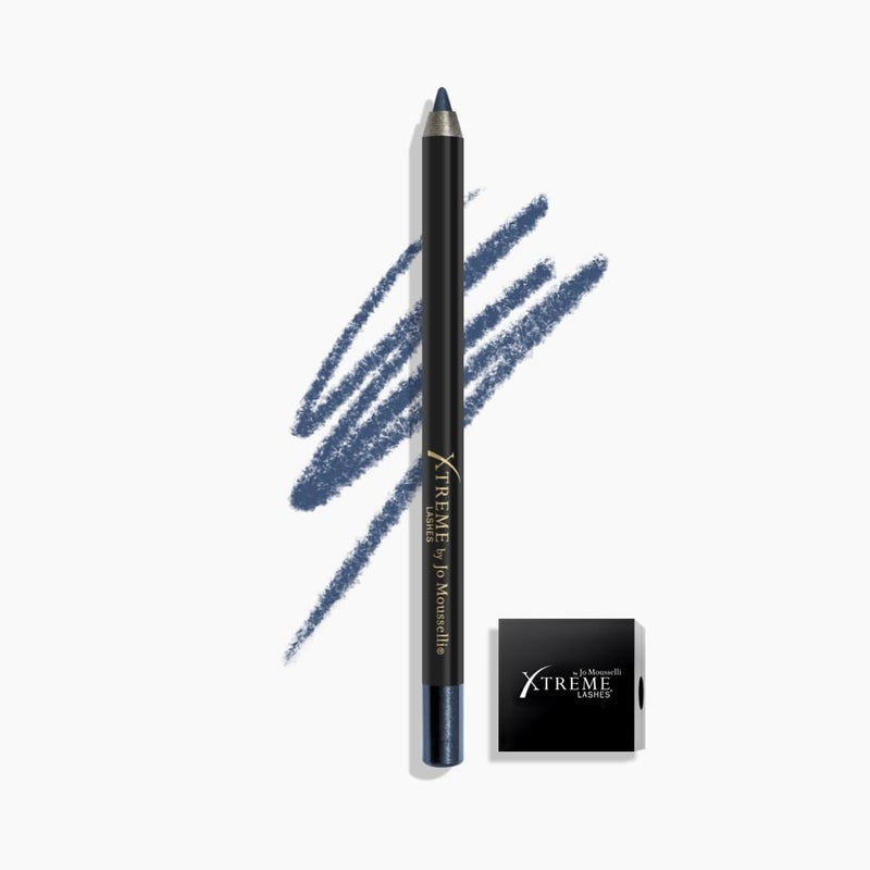 Xtreme Lashes GlideLiner Long Lasting Eye Pencil with Sharpener, Midnight Blue, 0.04 Oz, Waterproof Makeup, Gel Formula, Blendable, Smudge, Fade, & Sweat Proof - Image 1