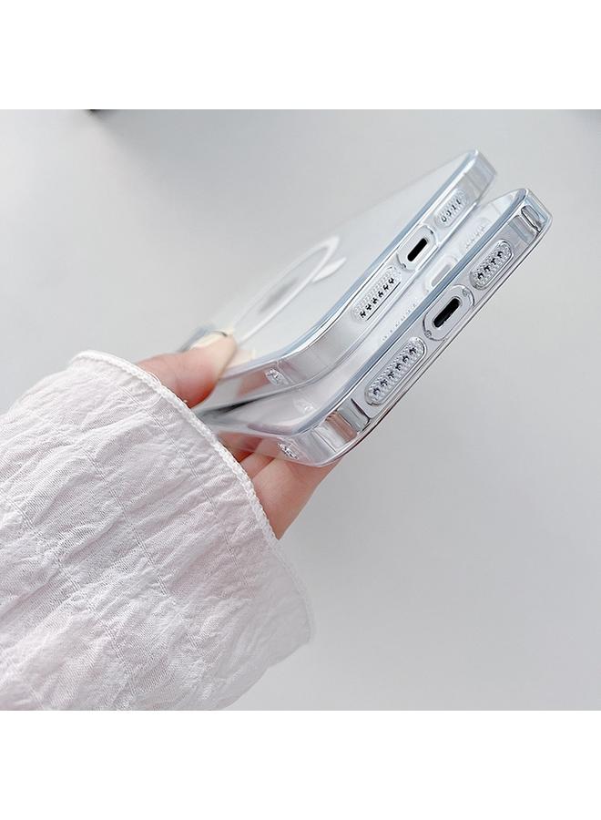 S-TOP Case For iPhone 15 Plus Clear PC MagSafe Phone Case with Lens Film - Image 4