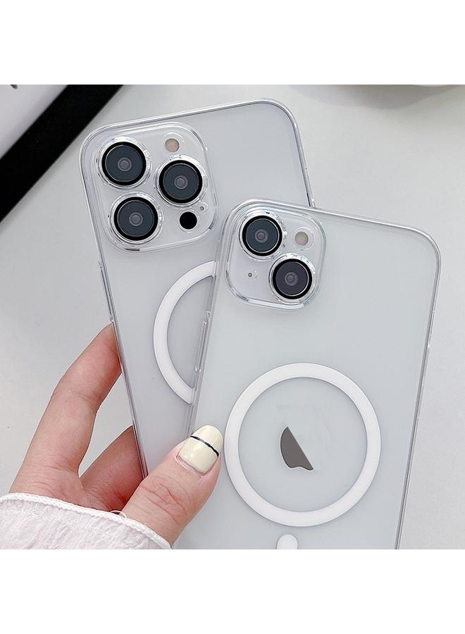 S-TOP Case For iPhone 15 Plus Clear PC MagSafe Phone Case with Lens Film - Image 2