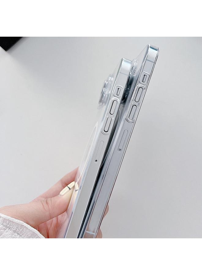 S-TOP Case For iPhone 15 Plus Clear PC MagSafe Phone Case with Lens Film - Image 3