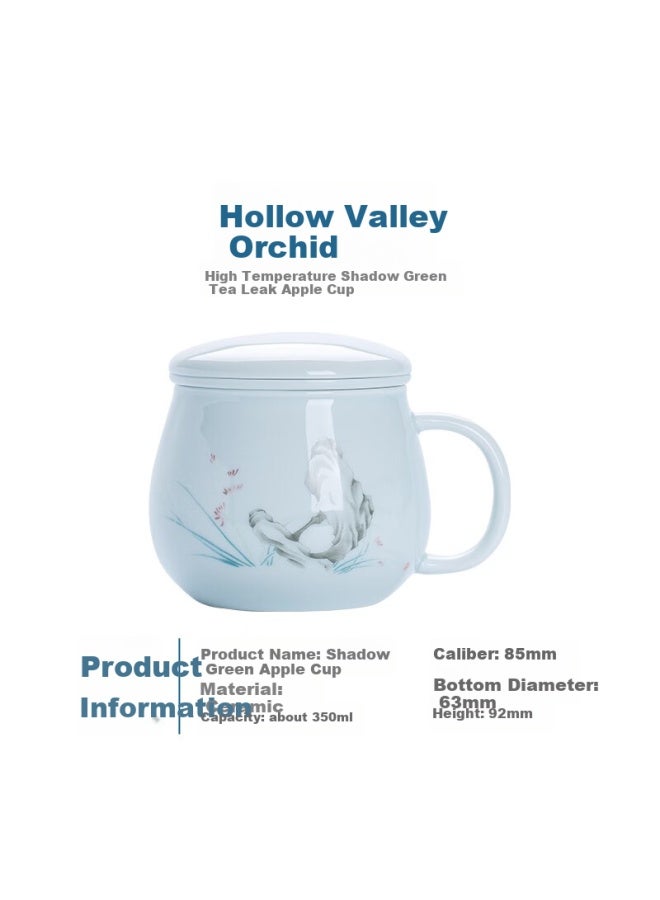Changnan Jingdezhen Ceramic, Tea Cup With Lid, Tea Infuser, Office Cup, Business Gift For Elders