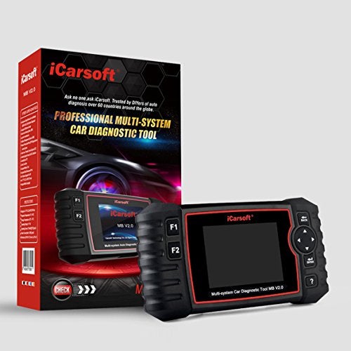 iCarsoft Diagnostic Scanner iCarsoft MB V2.0 Compatible for Mercedes-Benz/Sprinter/Smart, ABS SRS Oil BLD INJ - Image 4