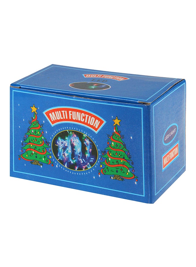 إسكدنيا شريط إضواء للزينة مقاوم للماء من 100 مصباح LED مع 8 أنماط تشغيل أبيض 13 x 8 x 7سم - Image 2