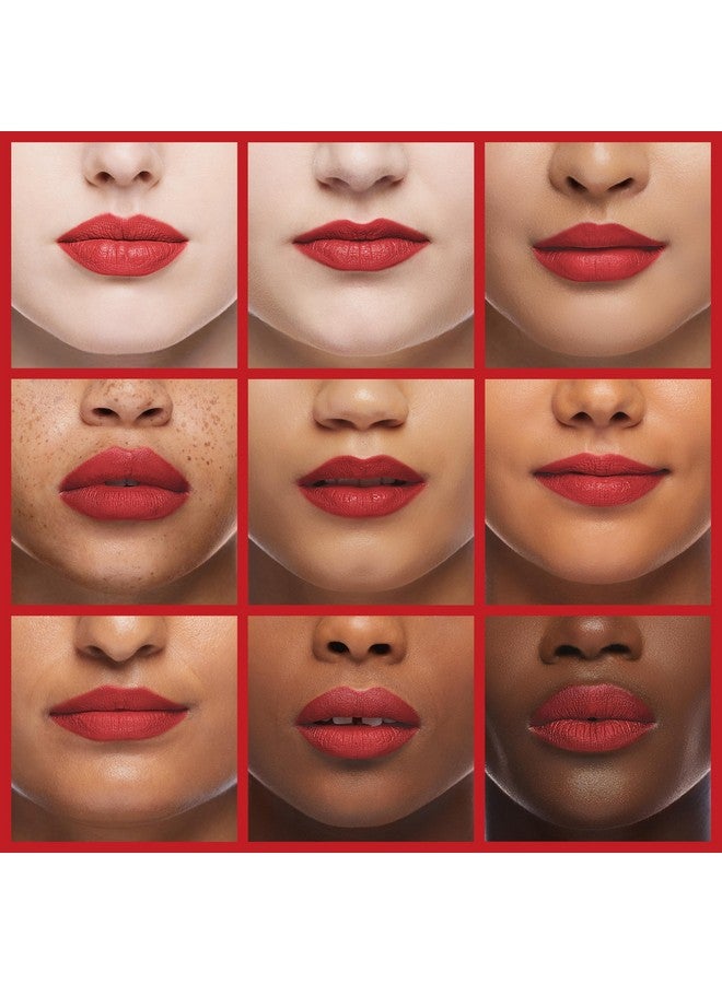 Oulac Red Matte Lipstick For Women Classic Red Lip Stain Long Lasting Waterproof No Transfer Creamy High Pigmented Formula With Rose Oil Vegan & Crueltyfree Classic Red M02 - Image 4