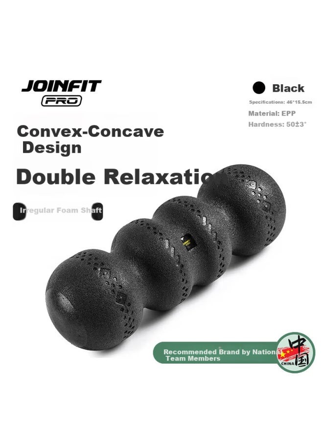 Joinfit Irregular Foam Roller Pro Version Irregular Leg Fascia Yoga Column, Black X.f.014b-j - Image 1
