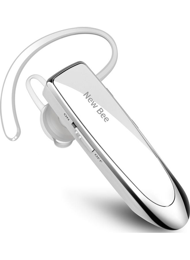 NIBEMINENT Single Wireless Bluetooth Headset Silver