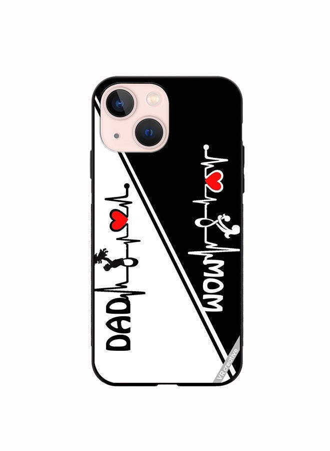 VR CREATIVE Protective Case Cover For Apple iPhone 13 Mom Dad Design Multicolour - Image 1