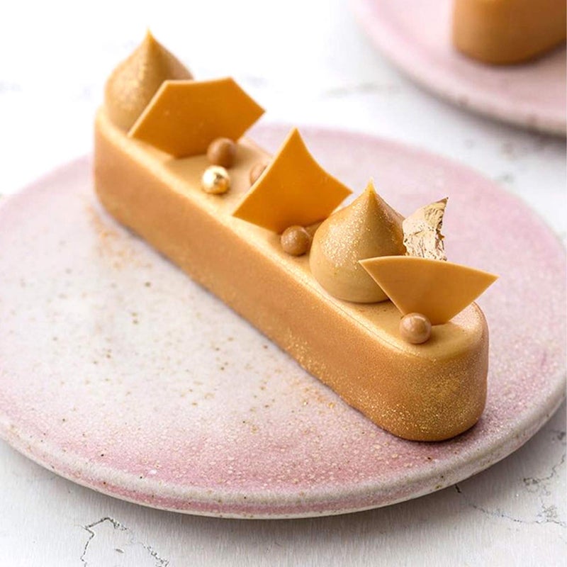 OCPO KITCHEN Eclair Silicone Mold for Baking Mousse Cake, 3D Silicone Baking Mold for Cakes French Pastry Chocolate Brownie, Cake Decoration, 3D Eclair Shape (8-Cavity) - Image 3