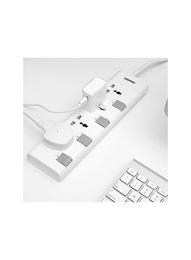 Geepas 4 Way Extension Board, 3m - Image 3