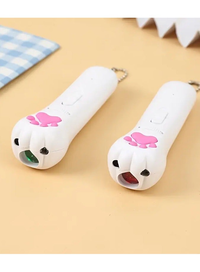 جلوسكي التفاعلية Cat Teaser العصا مع بطارية USB القابلة لإعادة الشحن ، إضاءة الإسقاط متعددة الأنماط ، تصميم الكرتون لعبة الحيوانات الأليفة للقطط اللعبة - Image 5