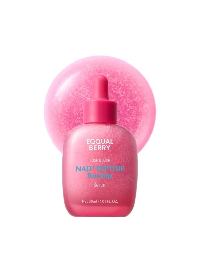 إيكوالبيري سيروم EQQUALBERRY NAD+ Peptide Boosting Smoothie - سيروم كوري مضاد للشيخوخة للعناية بالبشرة مع 5 سيراميدات وكولاجين نباتي، سيروم مرطب ومضاد للأكسدة لشد البشرة ومنع التجاعيد وإشراقها (30 مل/1.01 أونصة) - Image 1