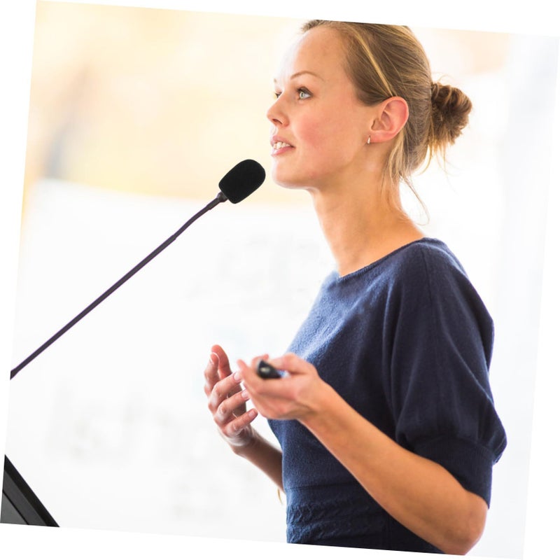 Durable Microphone Windscreen Covers Reduces Noise Enhances Audio Quality 10Pcs Black - Image 5