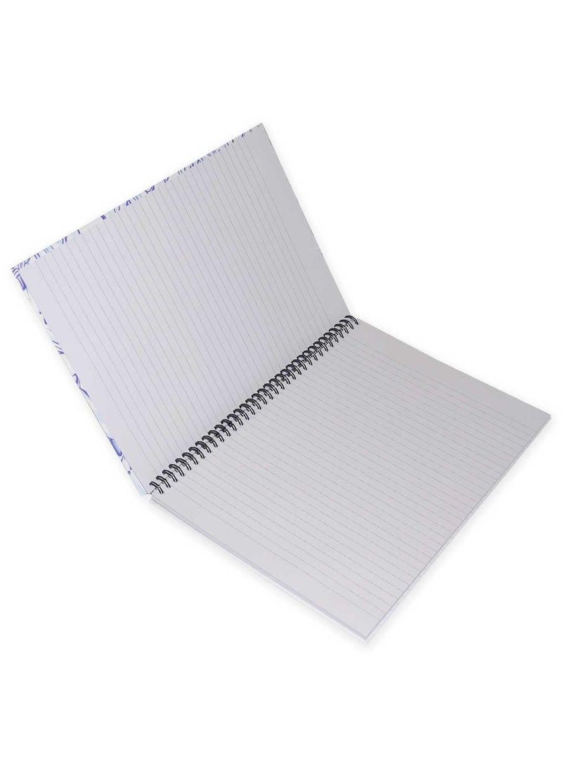 FIS دفتر ملاحظات بغطاء صلب حلزوني 5 قطع 96 ورقة تصميم دولفين A4 - Image 2