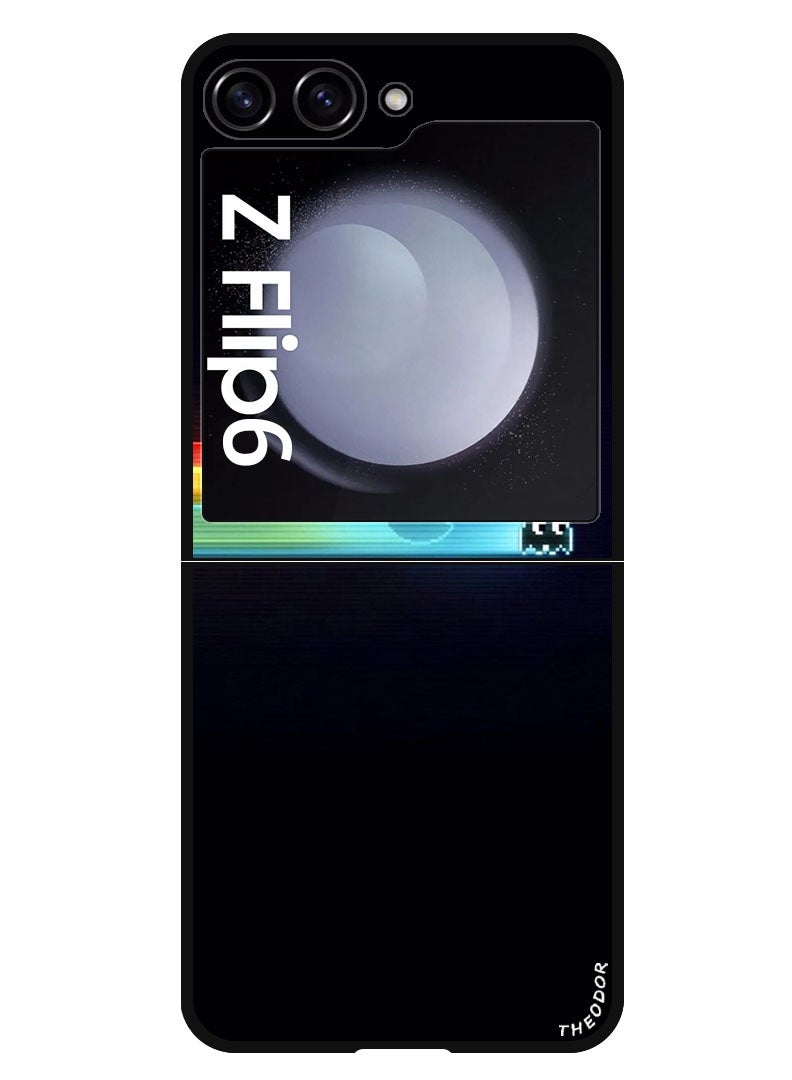 Theodor حافظة واقية ضد الخدوش وصدمات غطاء حاجز لهاتف سامسونج جالاكسي Z فليب 6 باك مان أموليد - Image 1