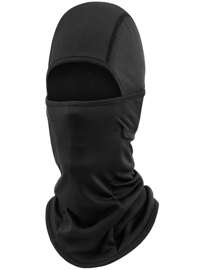 TALE KING Black Balaclava Ski Mask for Men Motorcycle Face Mask Women Summer Shiesty Head Mask Full Face Cover Sun UV Protection Football - Image 1