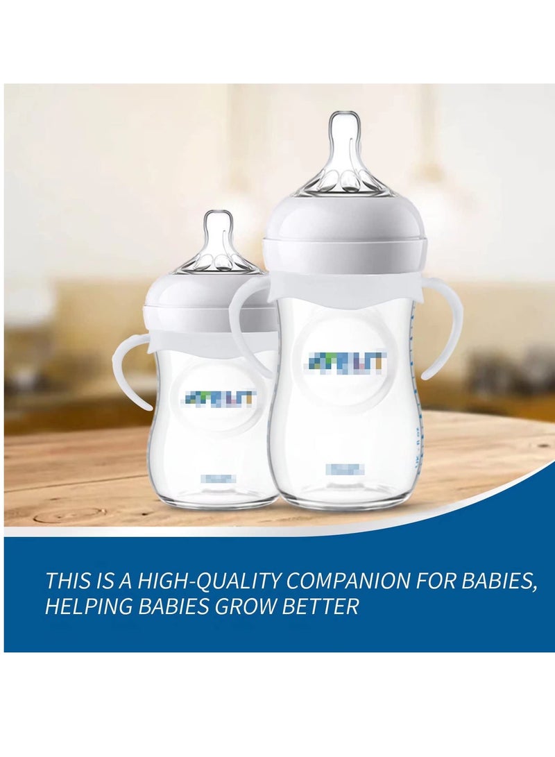 KASTWAVE Pack Of 4 Baby Bottle Handles, White - Image 5