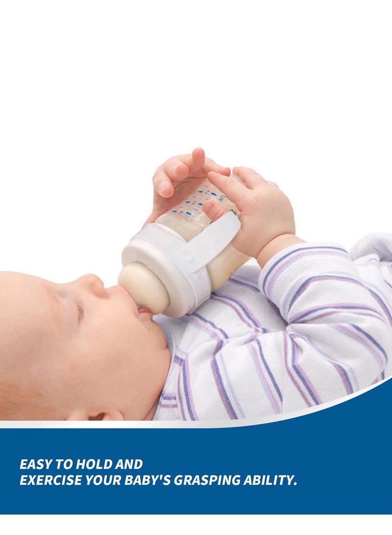 KASTWAVE Pack Of 4 Baby Bottle Handles, White - Image 3