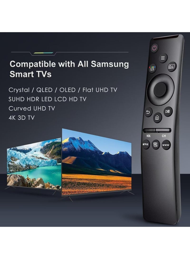 Manvik Universal Remote Control Compatible for All Samsung TV LED QLED UHD SUHD HDR LCD Frame Curved Solar HDTV 4K 8K 3D Smart TVs, with Buttons for Netflix, Prime Video, WWW (ONLY FOR SAMSUNG TV) - Image 2