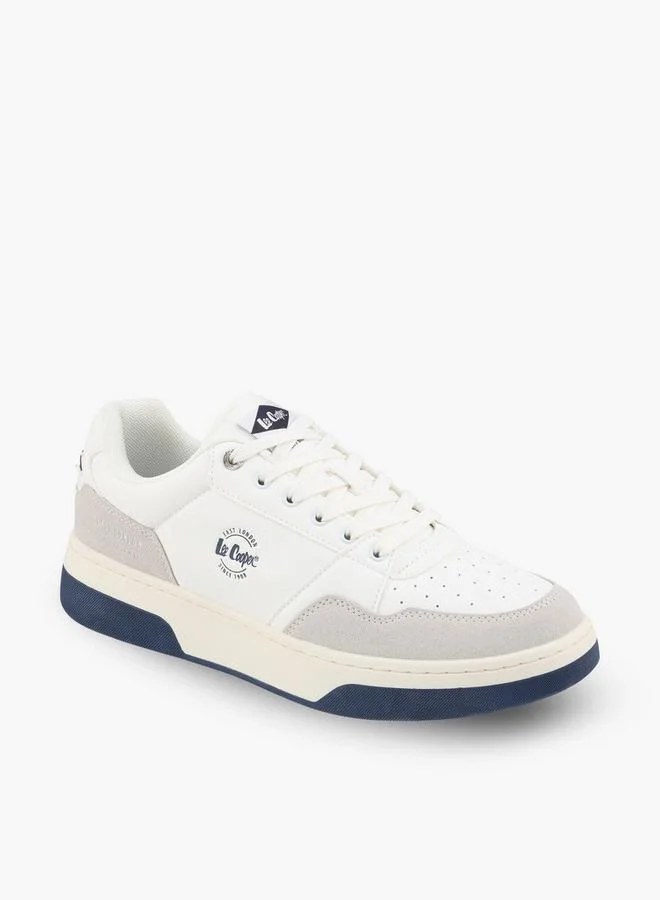 لي كوبر Men Panelled Lace-Up Ankle Sneakers