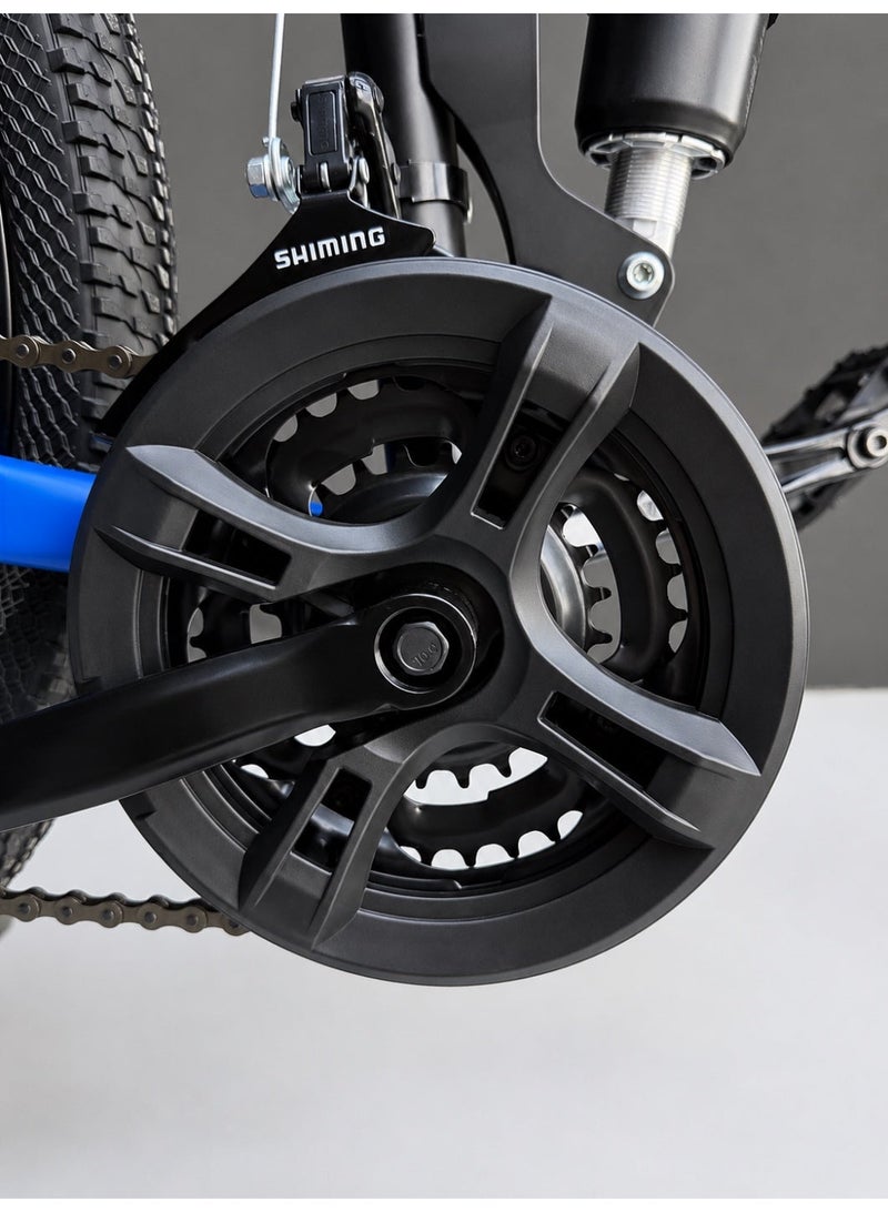 Prix 26-Inch Folding Mountain Bike – 21 Speeds – Front & Rear Suspension – Disc Brakes – Sport Alloy Wheels - Image 4