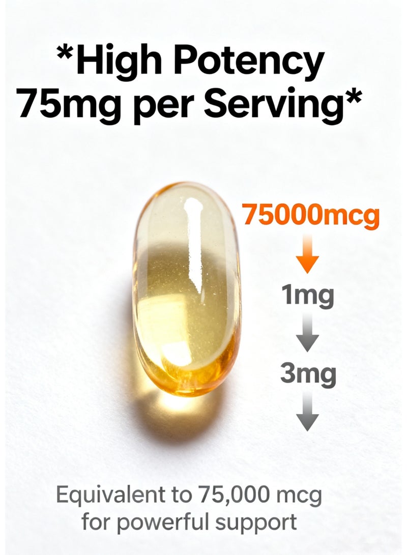 DHOP 75000mcg Melatonin Sleep Soft Capsules 30 capsules - Image 3