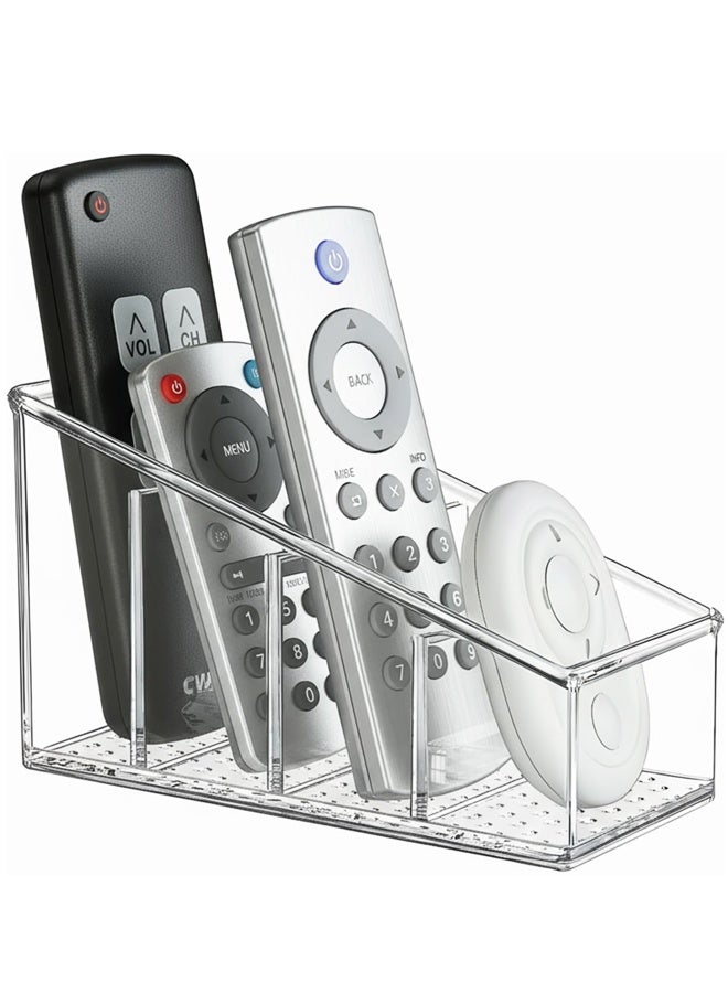 TV Remote Control Holder Mini PET TV Remote Control Holder Storage for Household Remote Control Organizer for Table - Image 1