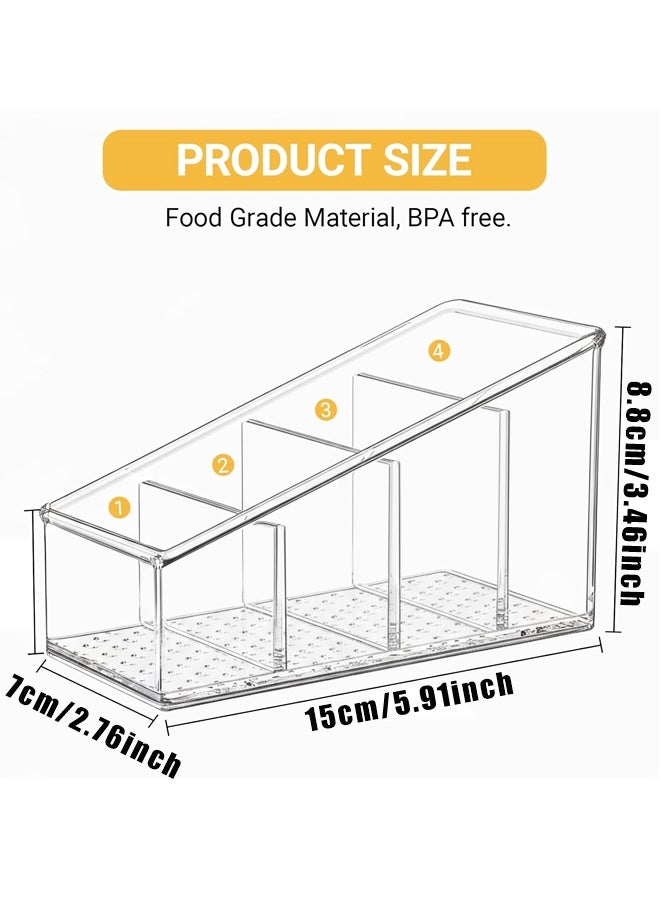 TV Remote Control Holder Mini PET TV Remote Control Holder Storage for Household Remote Control Organizer for Table - Image 2