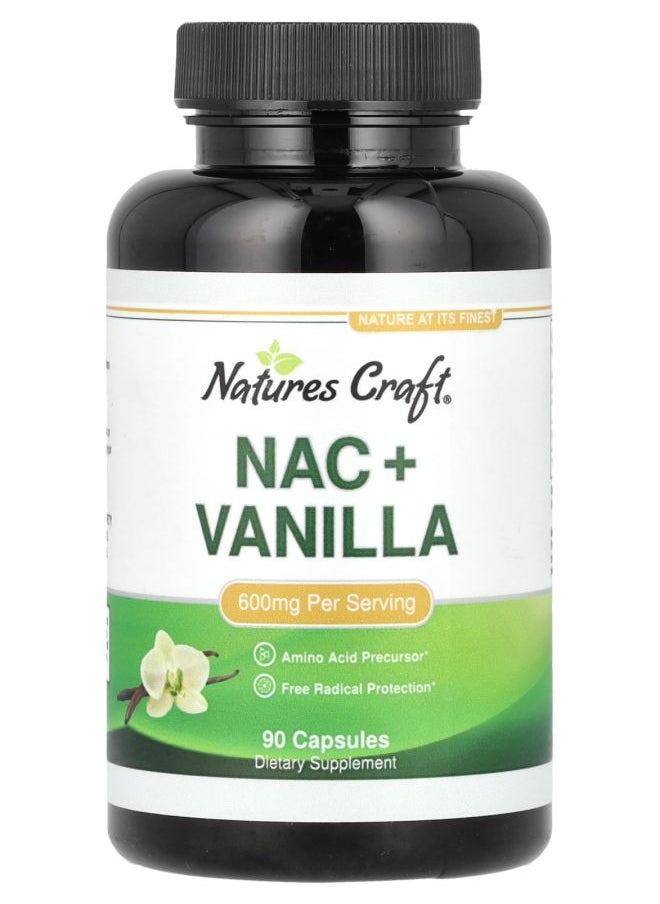 Nature's Craft NAC + Vanilla 90 Capsules 