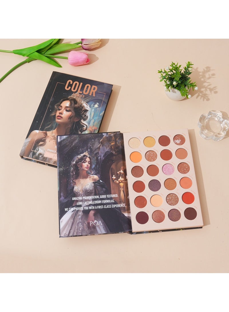 Huitich Book-Style High-Gloss Eyeshadow & Blush Makeup Palette - Image 3