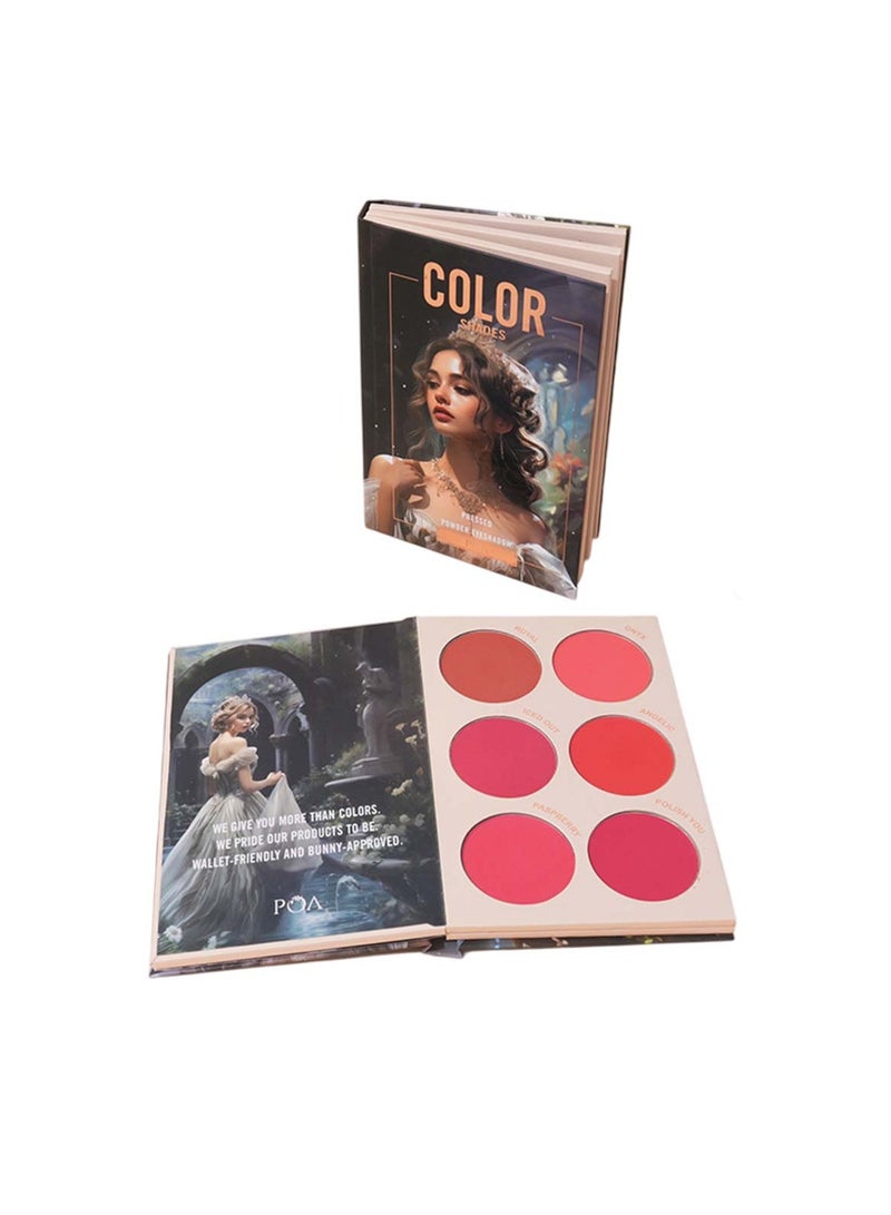 Huitich Book-Style High-Gloss Eyeshadow & Blush Makeup Palette - Image 1