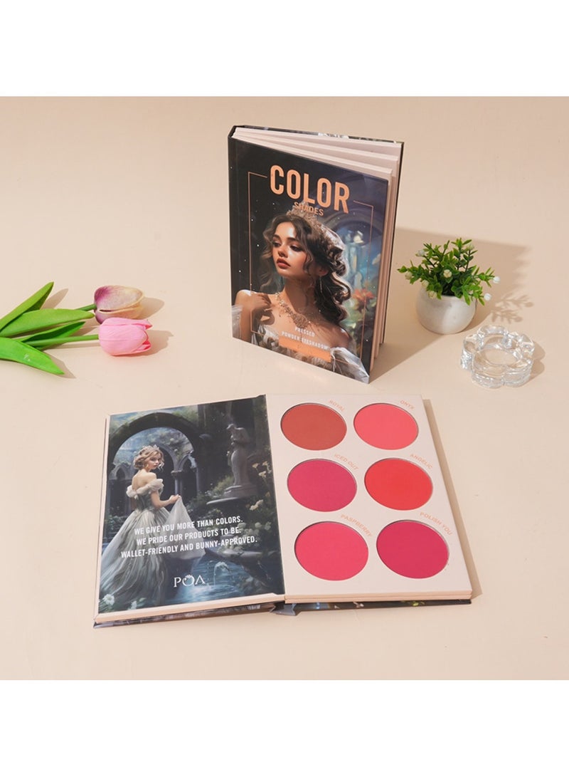 Huitich Book-Style High-Gloss Eyeshadow & Blush Makeup Palette - Image 2