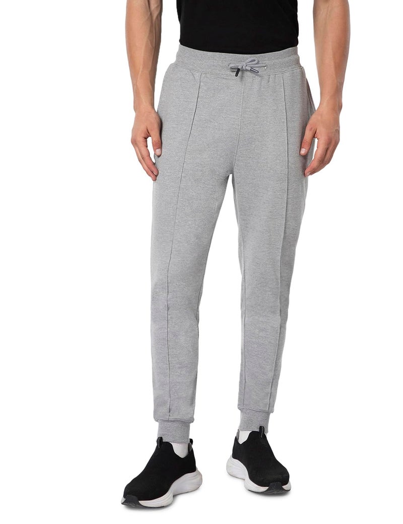 FYLTR Men's Casual Joggers with Pintuck Design - Elasticated Waist with Drawstring | Welt Back Pocket | Solid Color - Image 1
