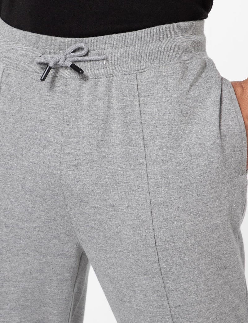 FYLTR Men's Casual Joggers with Pintuck Design - Elasticated Waist with Drawstring | Welt Back Pocket | Solid Color - Image 4