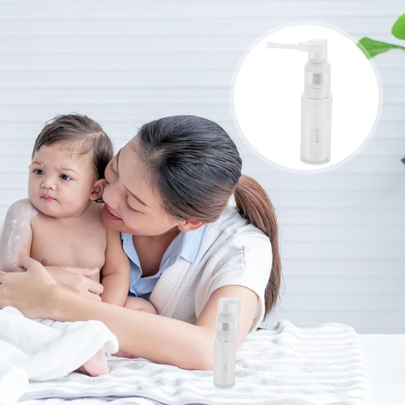 KICHOUSE Refillable Powder Spray Bottle 50ml Plastic Duster Sprayer for Hair Styling Barber Use Travel Powder Container - Image 5