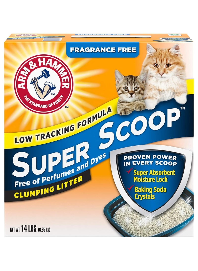 آرم آند هامر رمل فضلات القطط سوبر سكوب غير معطر 6.35 كجم - Image 1