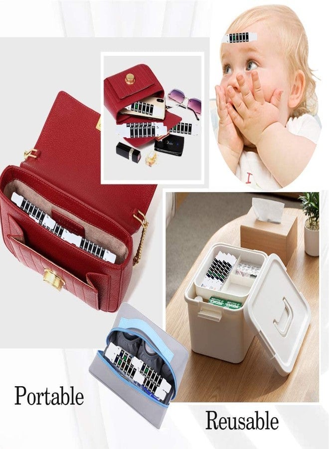 جيرن مقياس حرارة جبيني بلاستيكي من جيرن® لقياس درجة حرارة الجسم للأطفال من عمر 0 إلى 5 سنوات - عبوة من 5 قطع - Image 5