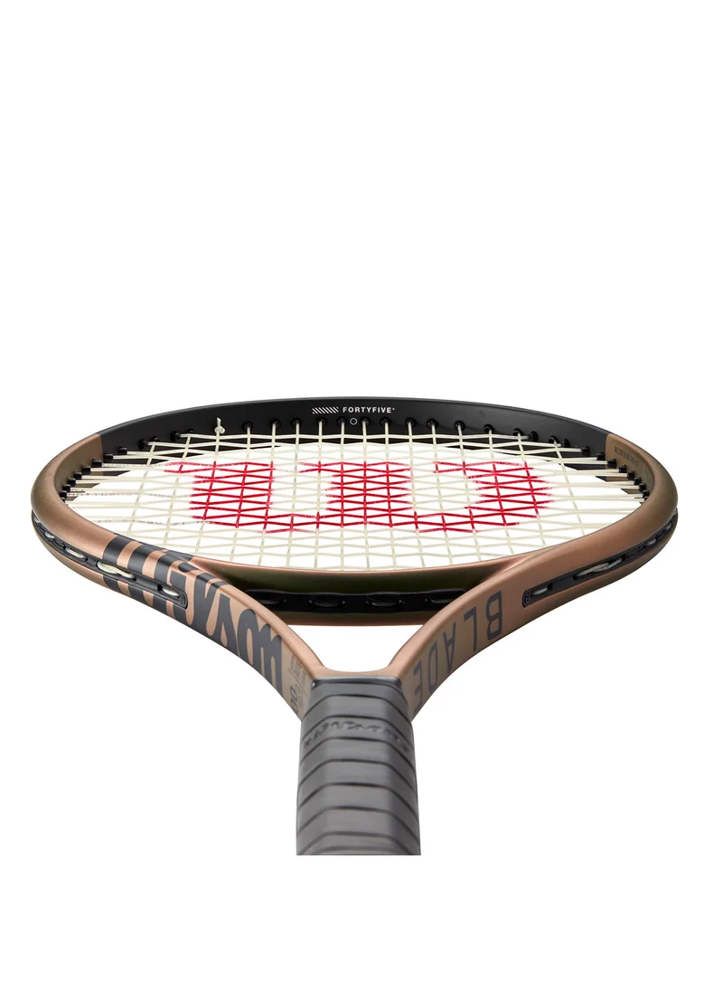 Wilson  Blade 100 V8 Tennis Racket, 16x19, Adults, Intermediate/ Advanced - Green/ Bronze/ Black  | Best Price UAE