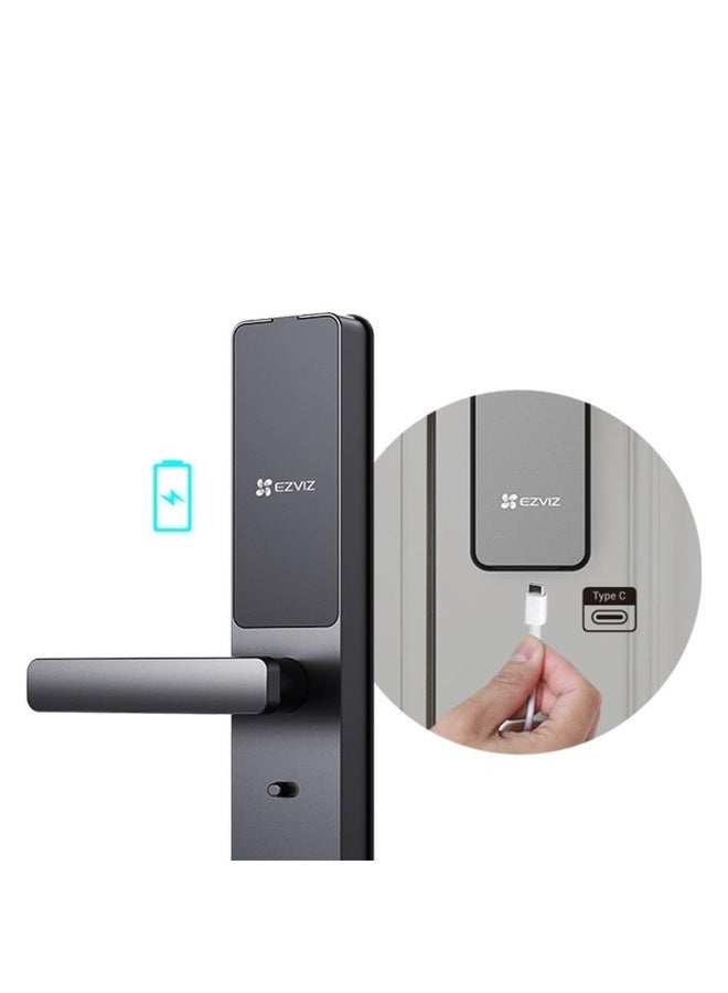 EZVIZ Smart Lock DL05 7-in-1 Keyless Entry Door Lock Fingerprint Access Secure Keyless Entry Instant Alerts Weather-resistant Child Safety Lock - Image 2