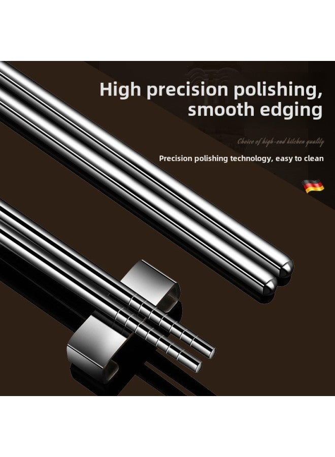 Lengthened 316 Stainless Steel Long Chopsticks Fried High Temperature Resistant Kitchen Hot Pot Household Anti-scald Commercial Fried Fryer Special-Color:40cm  Customizable Logo  - Image 3