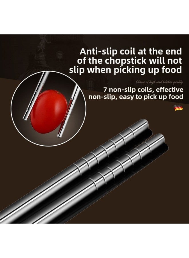 Lengthened 316 Stainless Steel Long Chopsticks Fried High Temperature Resistant Kitchen Hot Pot Household Anti-scald Commercial Fried Fryer Special-Color:40cm  Customizable Logo  - Image 5