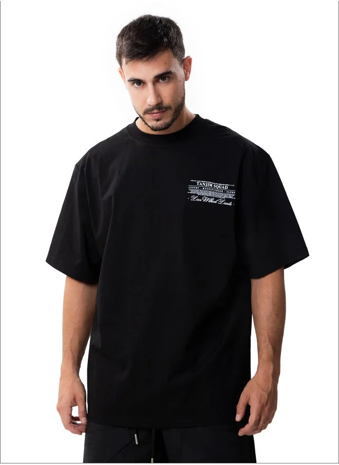 فريق تنجيم TANJIM SQUAD - PURPOSE T-SHIRT BLACK