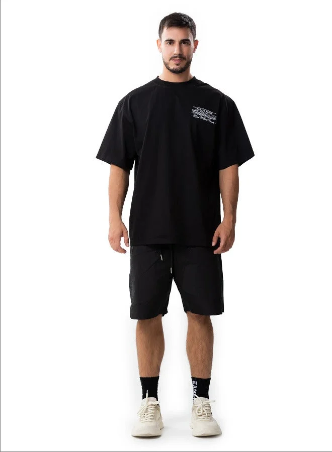 Tanjim Squad Black TANJIM SQUAD - PURPOSE T-SHIRT BLACK for Men | Best Price UAE
