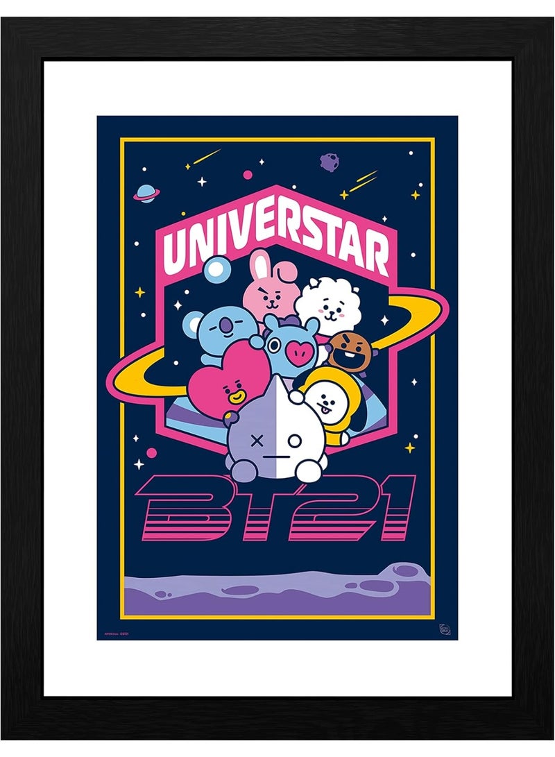 طباعة جامعية مؤطرة من GB eye BT21 Universtar 30 × 40 سم