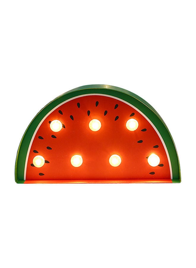 NIBEMINENT Watermelon Shape LED Night Light Red - Image 1