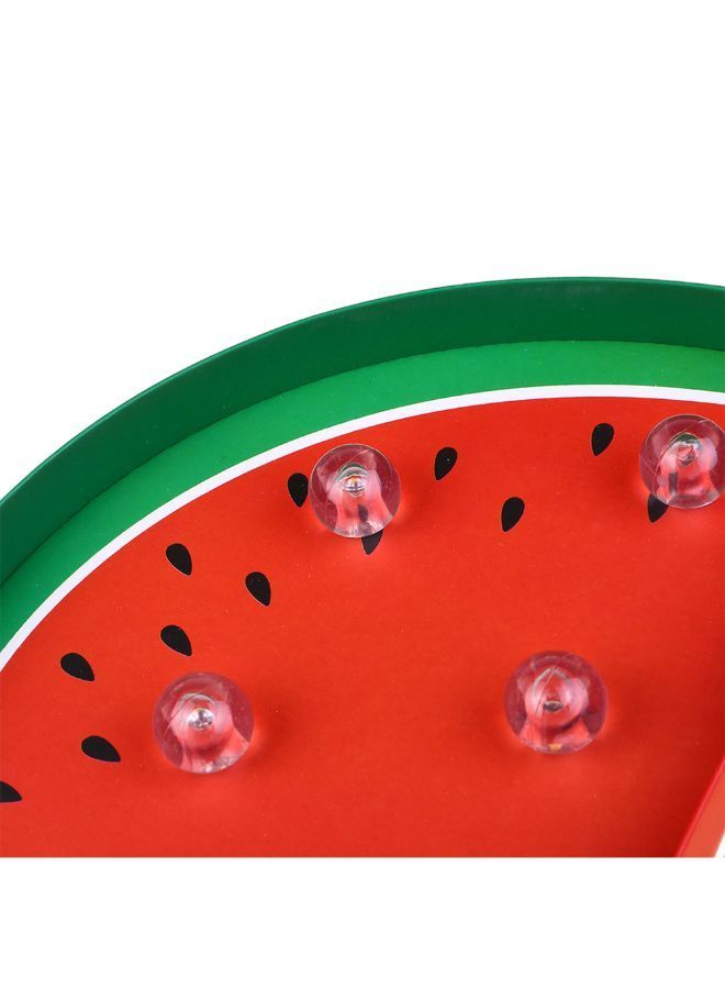 NIBEMINENT Watermelon Shape LED Night Light Red - Image 4