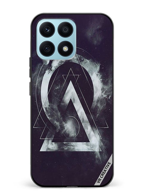 Protective Case Cover For Honor X8a Abstract Design Multicolour